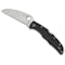Spyderco 2024 Spyderco Endura 4 Lightweight Black Wharncliffe Plain SPY-C10FPWCBK - alternate 3